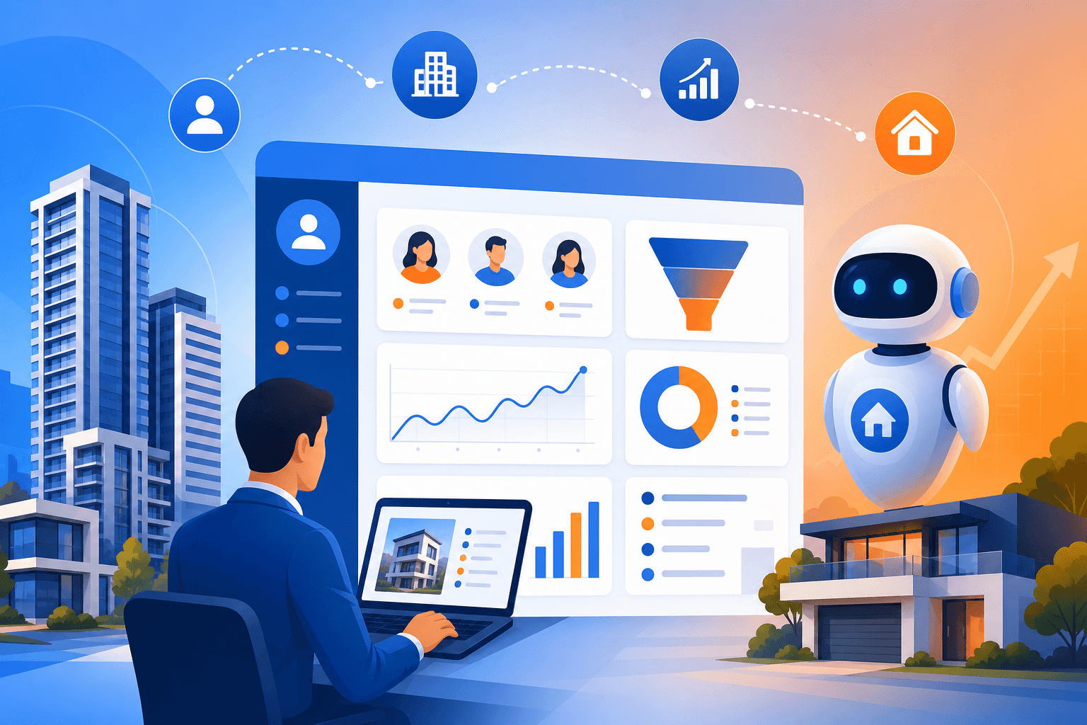 CRM com IA para Leads Imobiliários 2026: Guia Completo