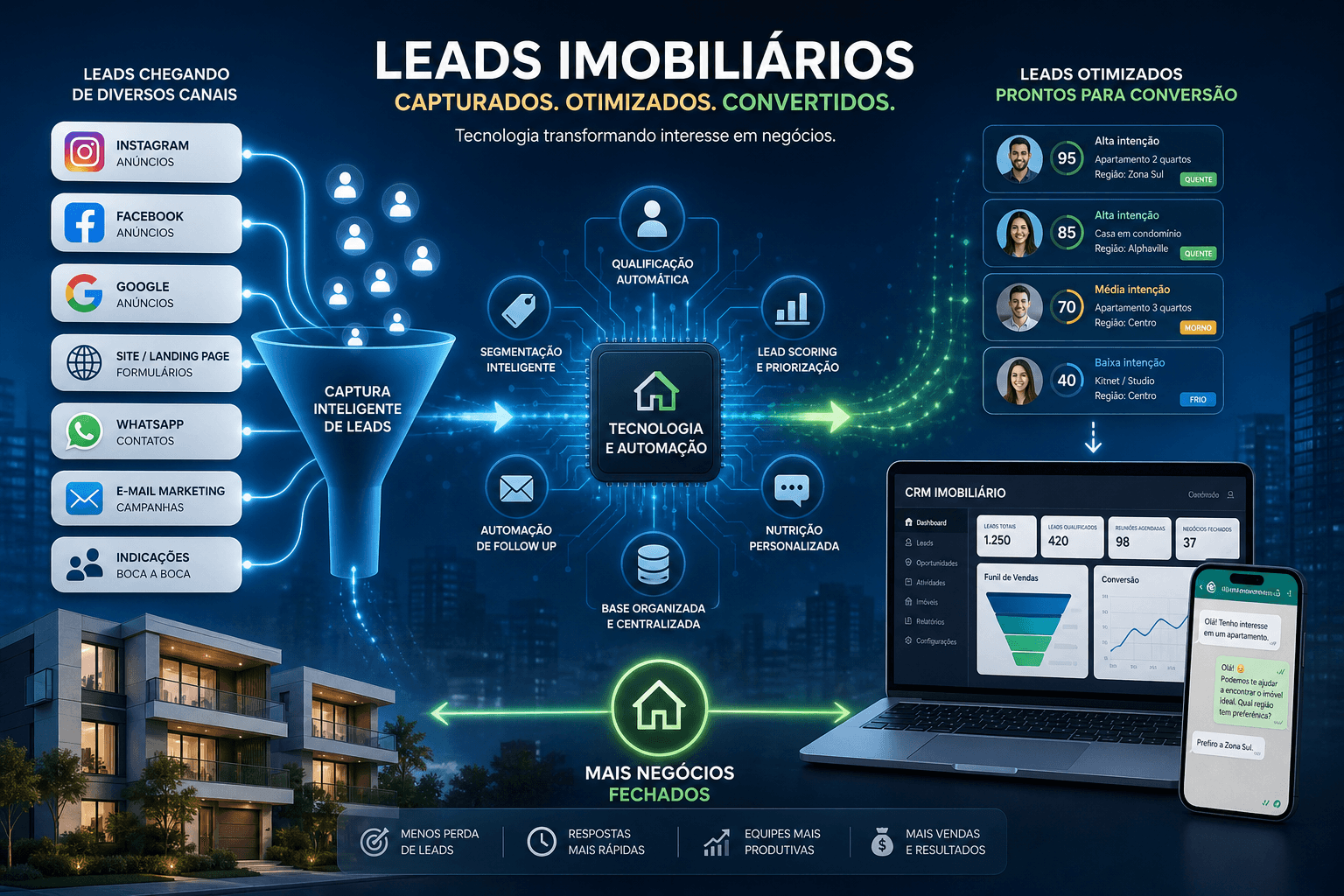Como Imobiliárias Perdem 70% dos Leads de Meta Ads