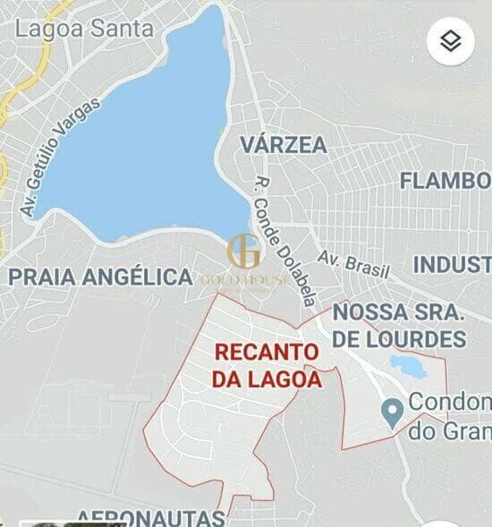 Terreno de 988 m² Recanto da Lagoa - Lagoa Santa, à venda por R$ 210.000 foto 5
