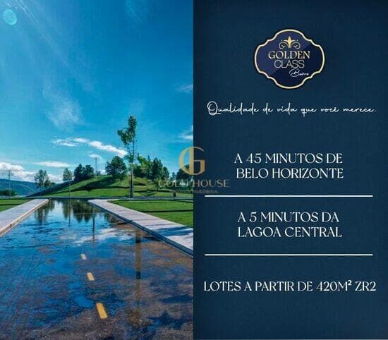 Terreno de 420 m² Golden Class 2 - Lagoa Santa, à venda por R$ 230.000 foto 1