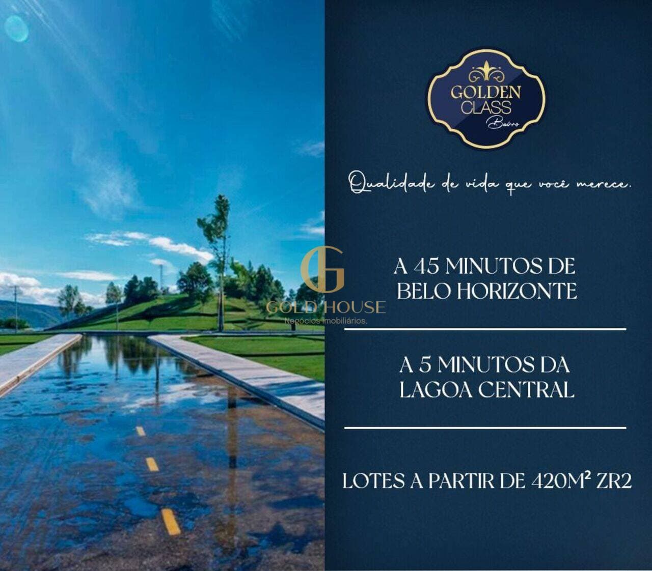 Terreno de 420 m² Golden Class 2 - Lagoa Santa, à venda por R$ 230.000 foto 6