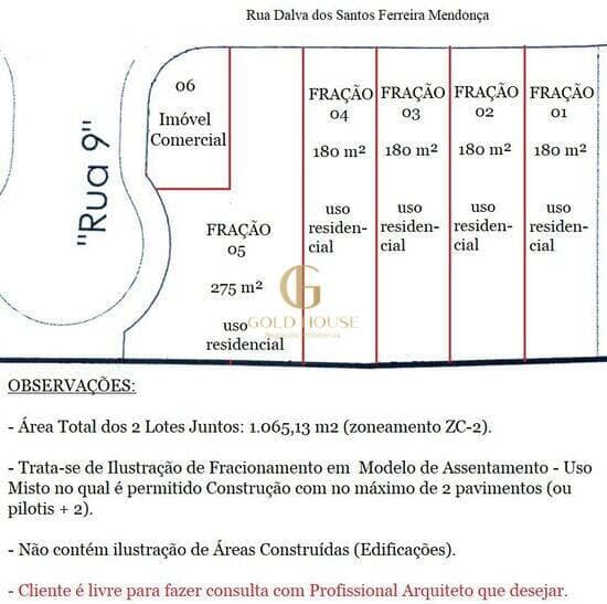 Terreno de 525 m² Parque das Orquídeas - Lagoa Santa, à venda por R$ 290.000 foto 2