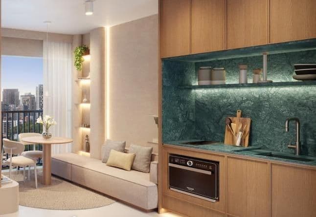 Apartamento de 1 dormitório com 25 m² à venda em São Paulo/SP no Open Life Frei Caneca foto 1